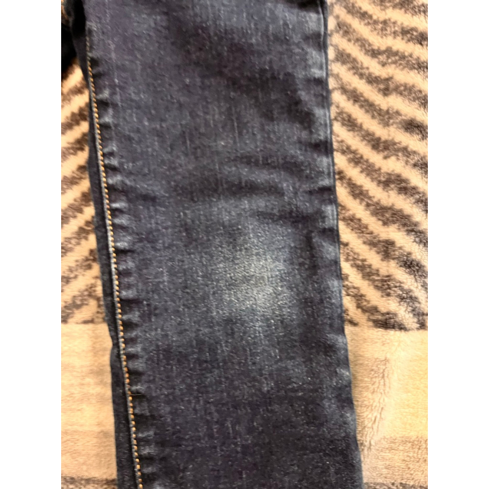 Kids Gap Denim Jeans with Red Plaid Lining Size 5 - Picture 2 of 10